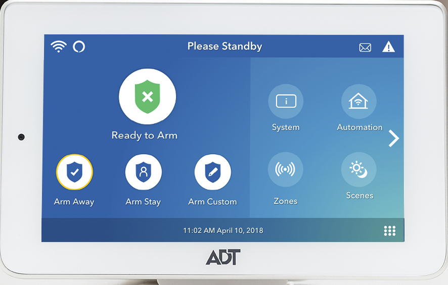 adt portable hd touch screen