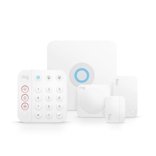 combined wired and wireless alarm systems