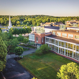 Merrimack College campus in North Andover, MA