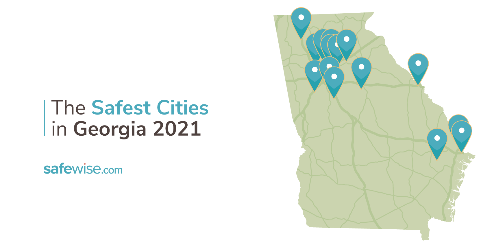 50 Safest Cities of 2021 SafeWise