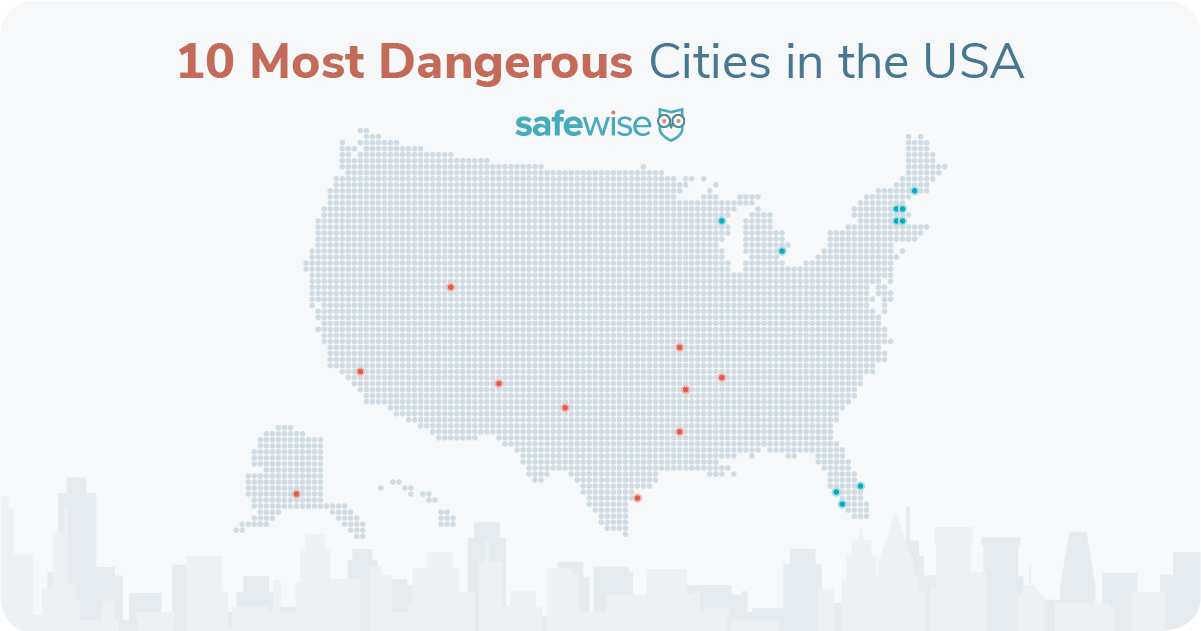 Top 5 Most Dangerous Cities in the Us - SocEngineers