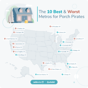 Worst Metro Cities For Package Theft For 2022 | SafeWise