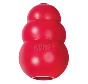 red kong dog toy