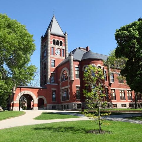 University of New Hampshire campus in Durham, NH