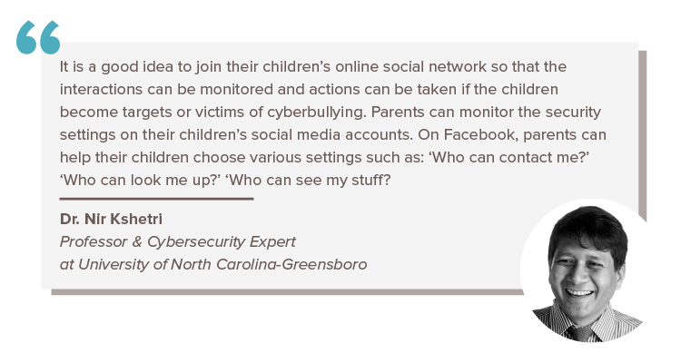 Recommendations for Parents about Cyber Bullying - Cyber Crimes Watch