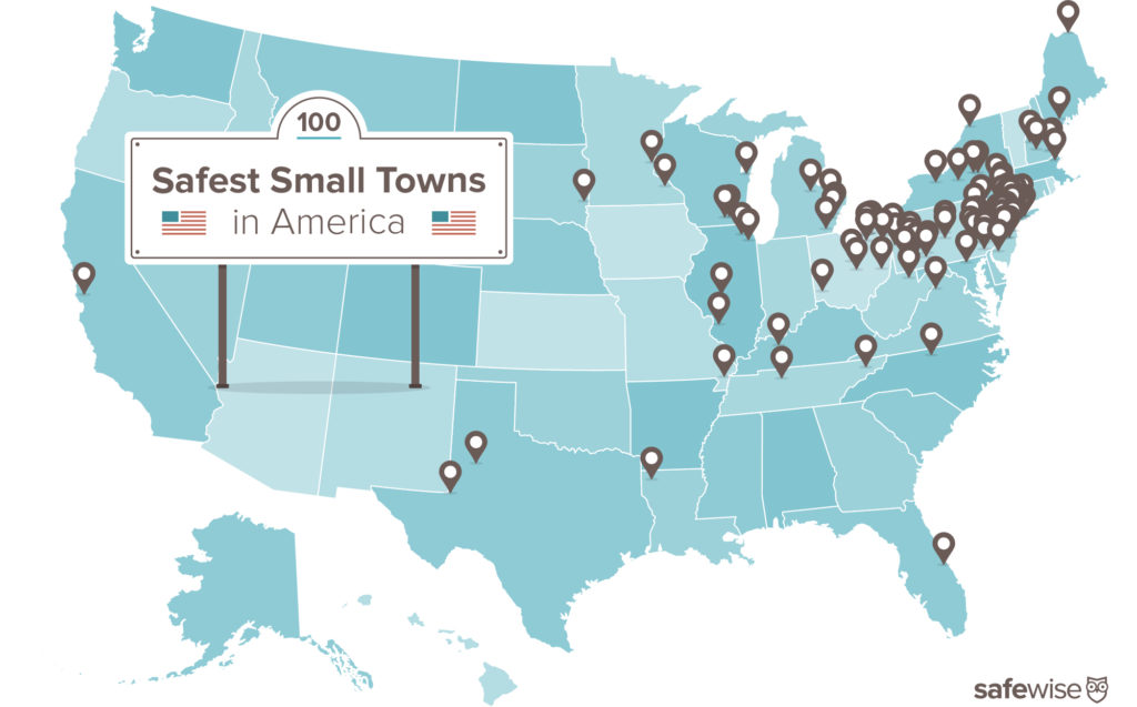 100 Safest Small Towns In America 2019 Safewise 