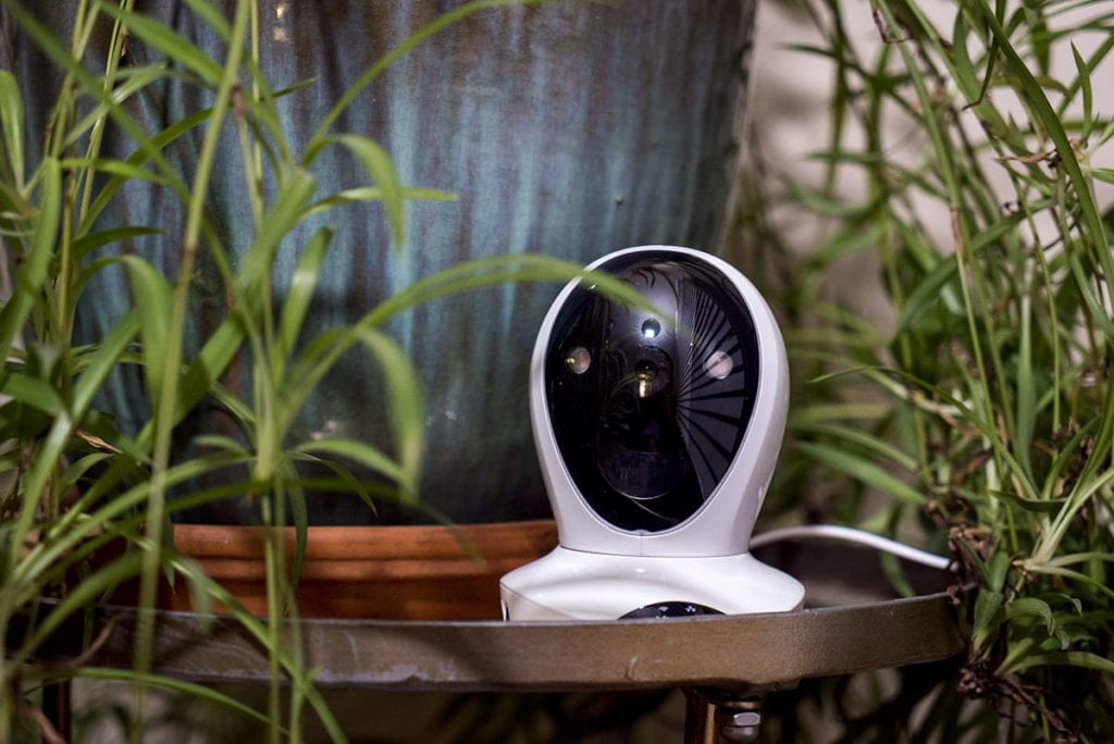 photo of vimtag security camera in home